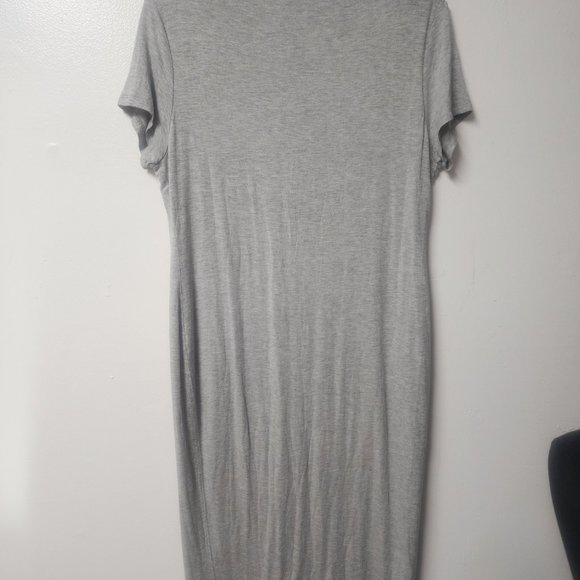 Popular 21 grey bodycon dress 2x Rayon Blend #DY64031 - Picture 3 of 4